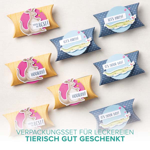 VERPACKUNGSSET FÜR LECKEREIEN TIERISCH GUT GESCHENKT 