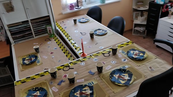 Kindergeburtstag tischdecke