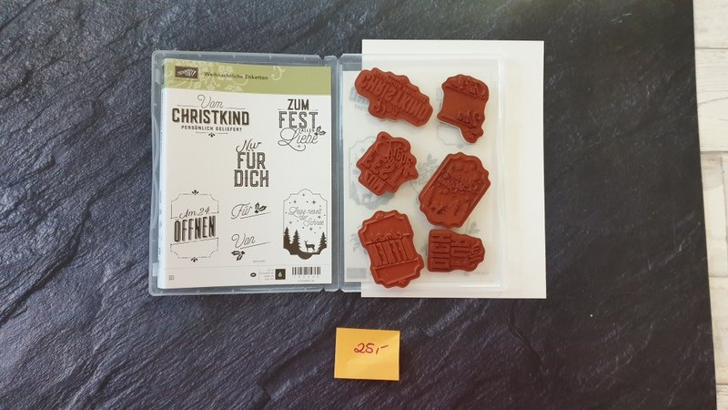 Weihnachtliche Etiketten
