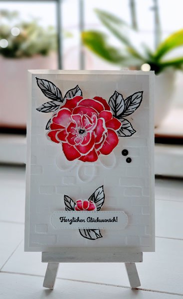 Colorieren Aquarell  stampin up