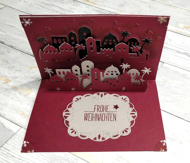 Pop-Up Karte ~ Anleitung – Stampin UP bestellen Hobby kreativ Basteln