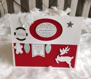 Weihnachtsbox Stampin UP Hirsch