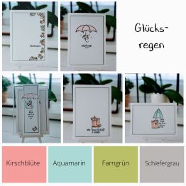 Glücksregen – Stampin UP bestellen Hobby kreativ Basteln mit Papier und ...