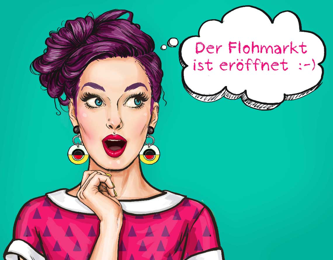 Flohmarkt ist eröffnet