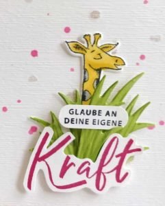 giraffe wild auf Grüße